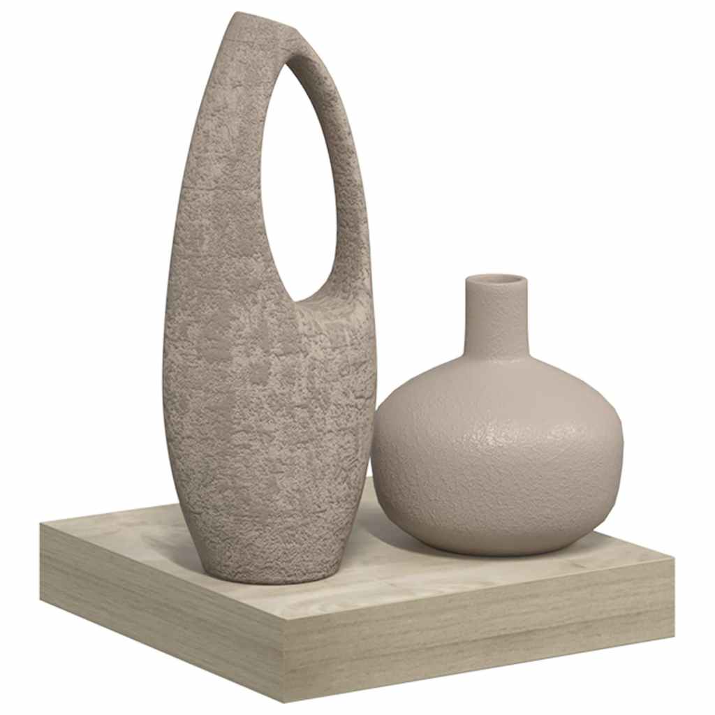 vidaXL Ράφι Τοίχου Χρώμα Δρυός 23x23,5x3,8 εκ. MDF