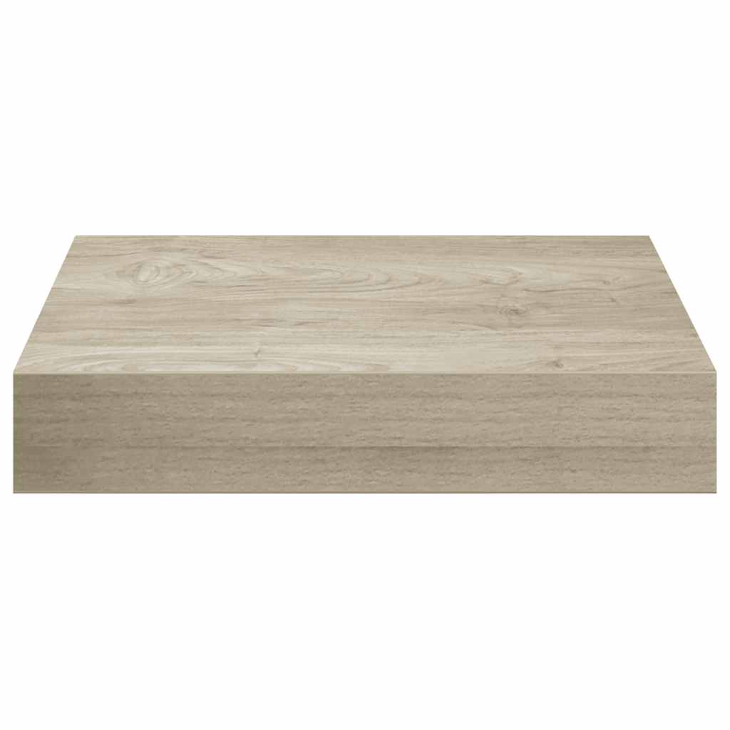 vidaXL Ράφια Τοίχου 2 τεμ. Χρώμα Δρυός 23x23,5x3,8 εκ. MDF