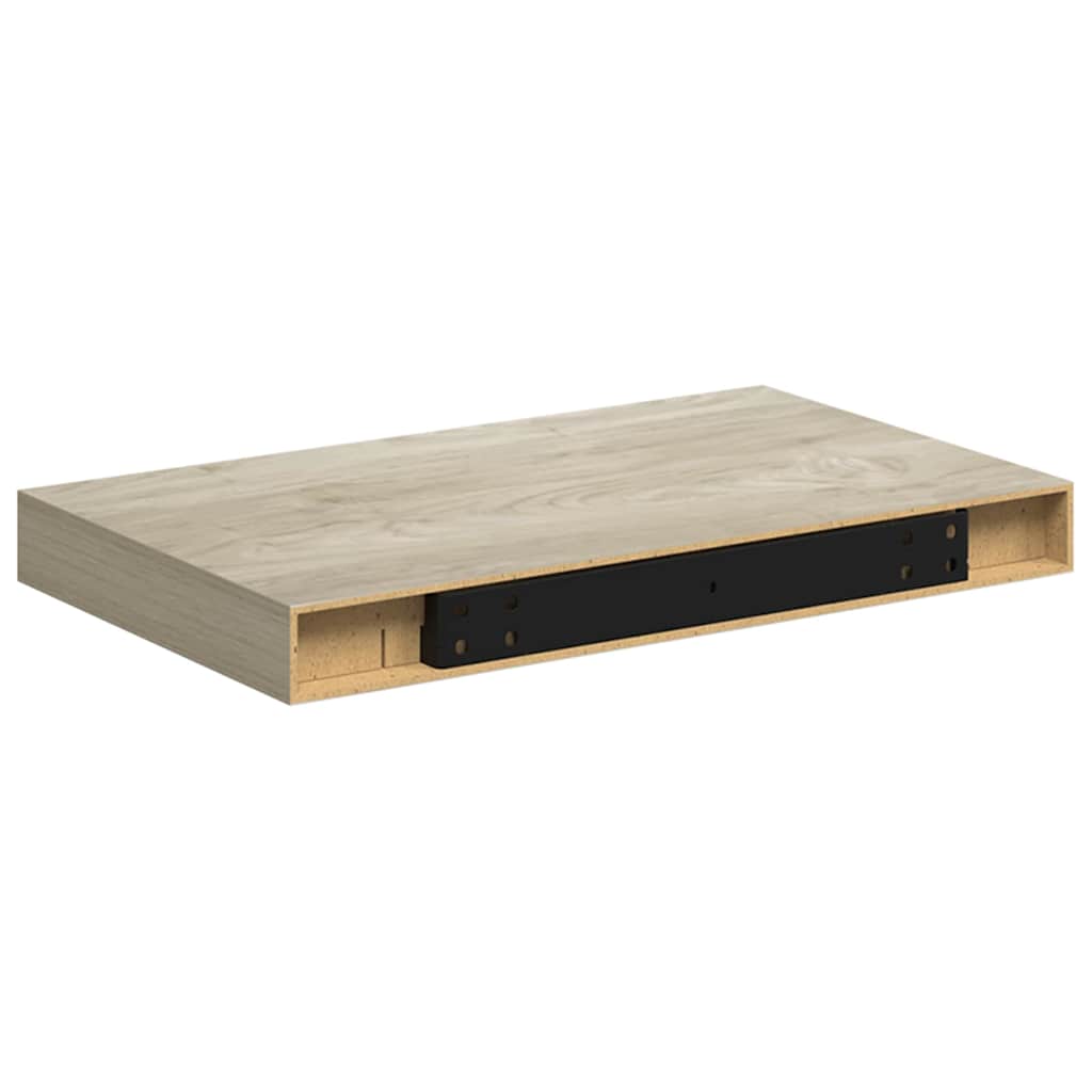 vidaXL Ράφι Τοίχου Χρώμα Δρυός 40x23,5x3,8 εκ. MDF