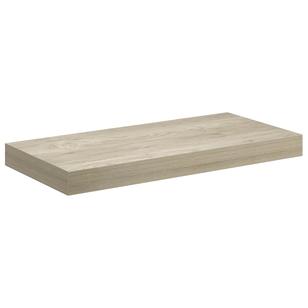 vidaXL Ράφι Τοίχου Χρώμα Δρυός 50x23,5x3,8 εκ. MDF