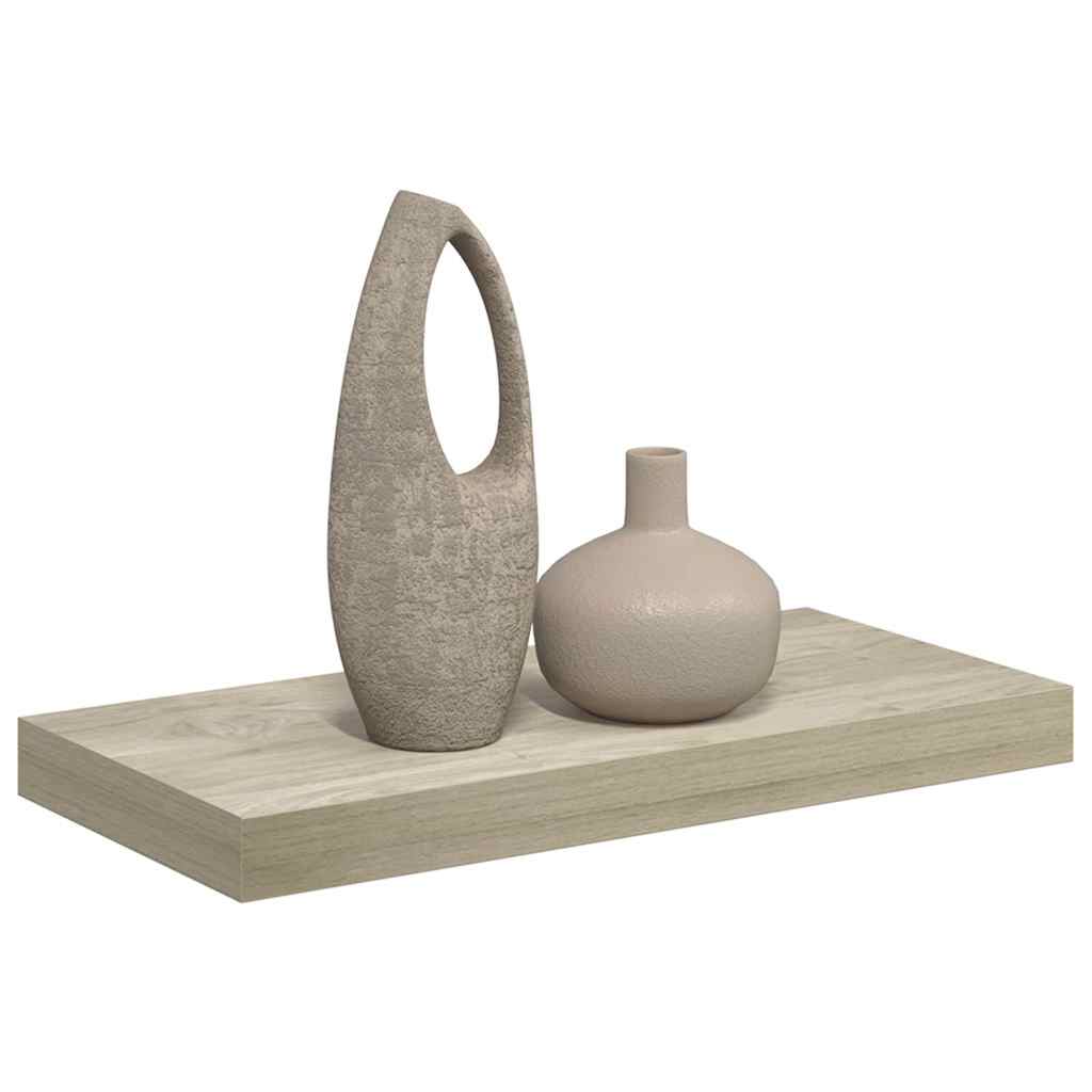vidaXL Ράφι Τοίχου Χρώμα Δρυός 50x23,5x3,8 εκ. MDF