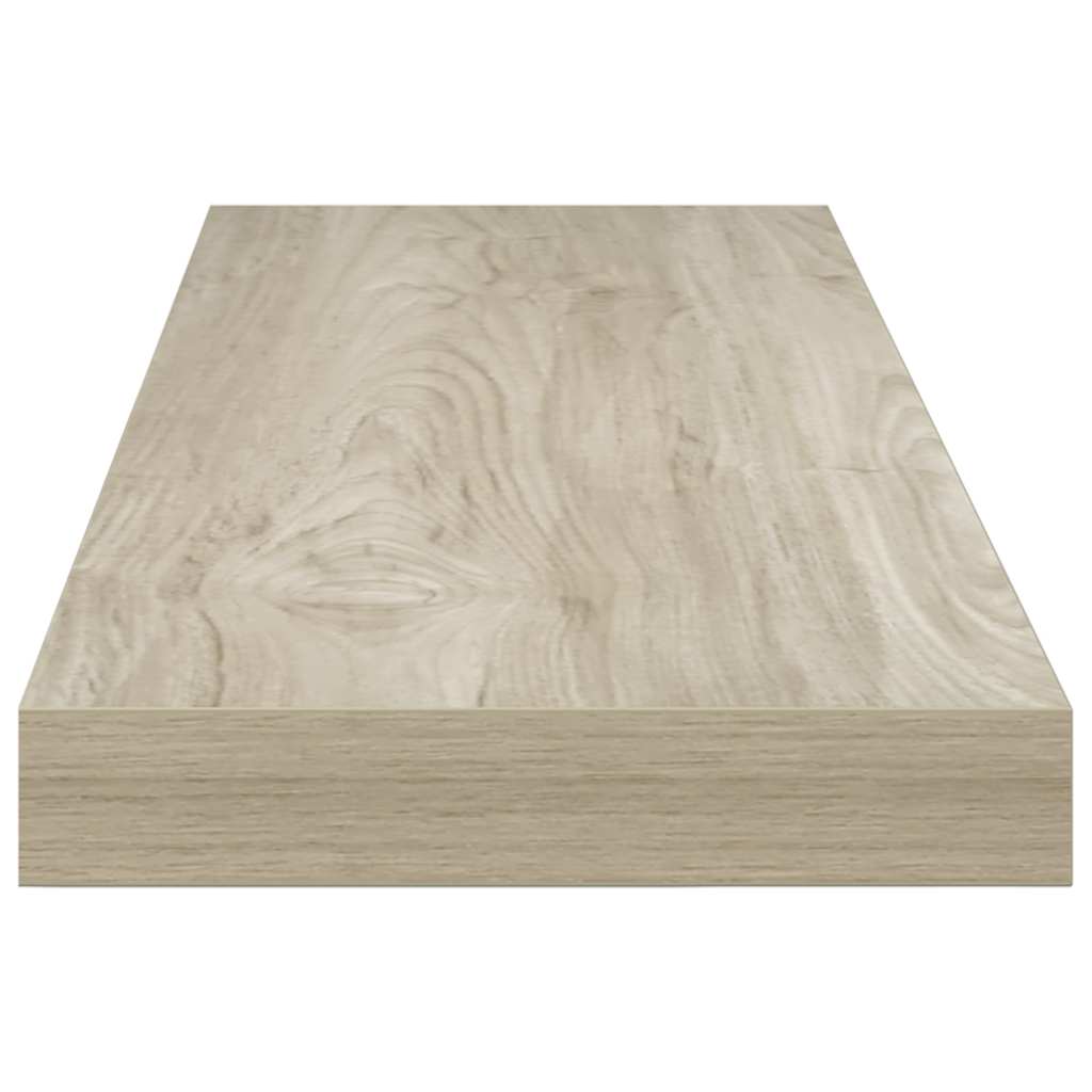 vidaXL Ράφι Τοίχου Χρώμα Δρυός 80x23,5x3,8 εκ. MDF