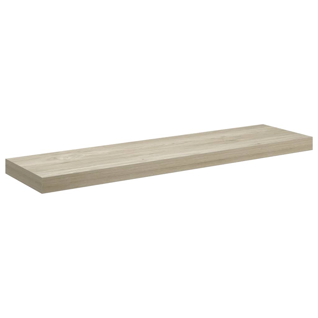 vidaXL Ράφι Τοίχου Χρώμα Δρυός 90x23,5x3,8 εκ. MDF