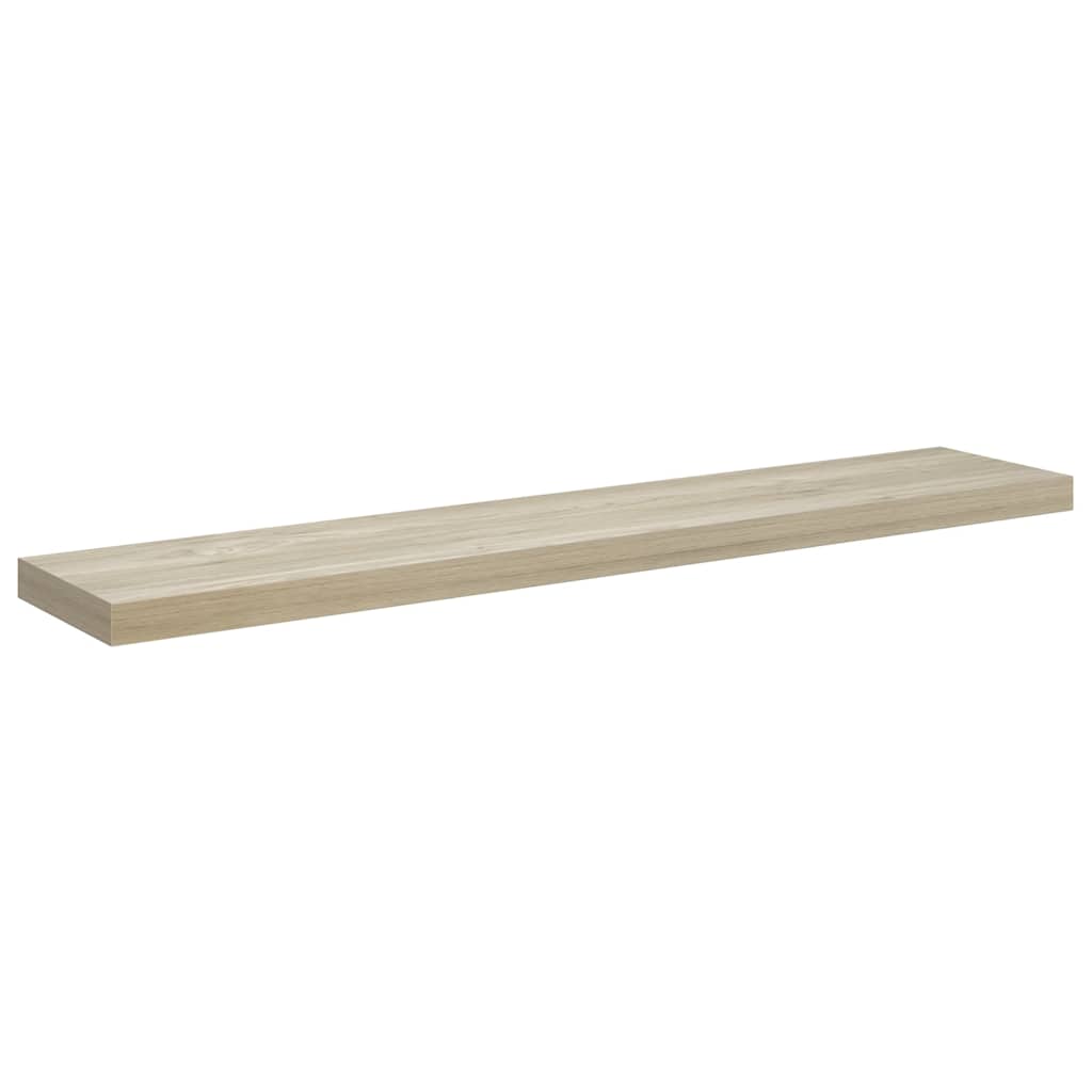 vidaXL Ράφια Τοίχου 2 τεμ. Χρώμα Δρυός 120 x 23,5 x 3,8 εκ. MDF