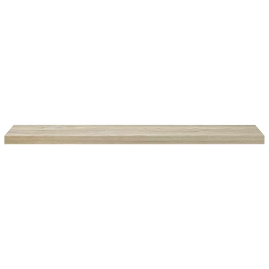 vidaXL Ράφια Τοίχου 2 τεμ. Χρώμα Δρυός 120 x 23,5 x 3,8 εκ. MDF