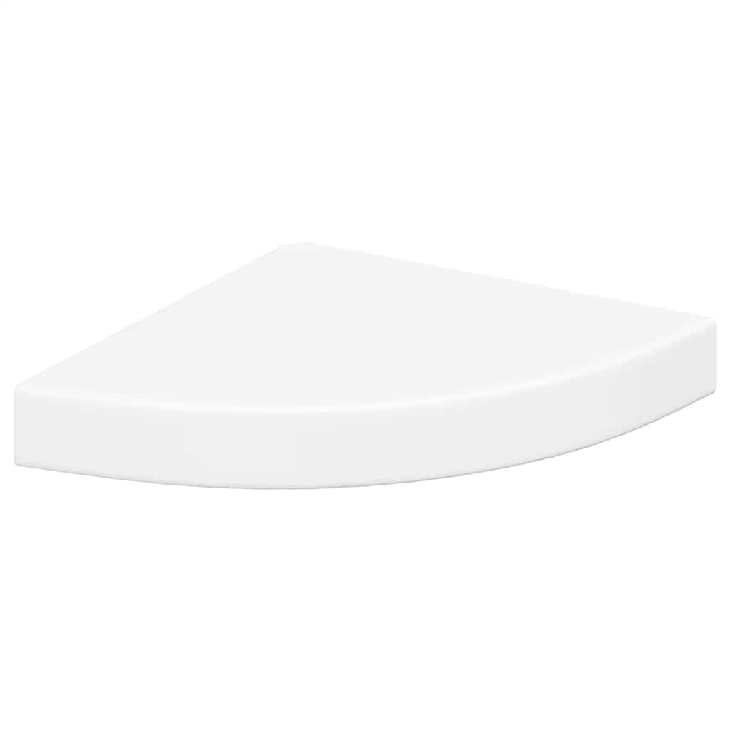 vidaXL Ράφι Τοίχου Γωνιακό Λευκό 25 x 25 x 3,8 εκ. από MDF