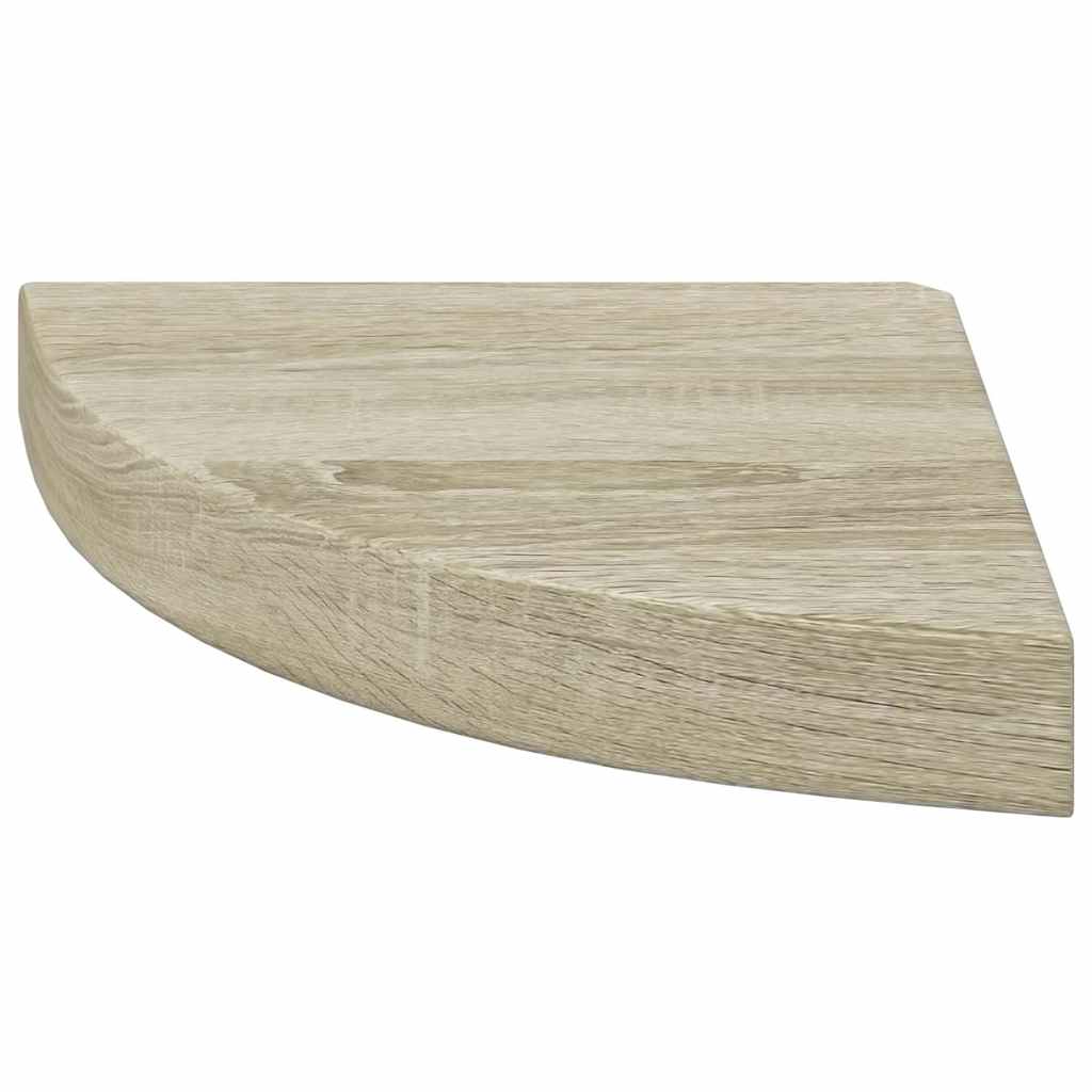 vidaXL Ράφι Τοίχου Γωνιακό Χρώμα Δρυός 25 x 25 x 3,8 εκ. από MDF