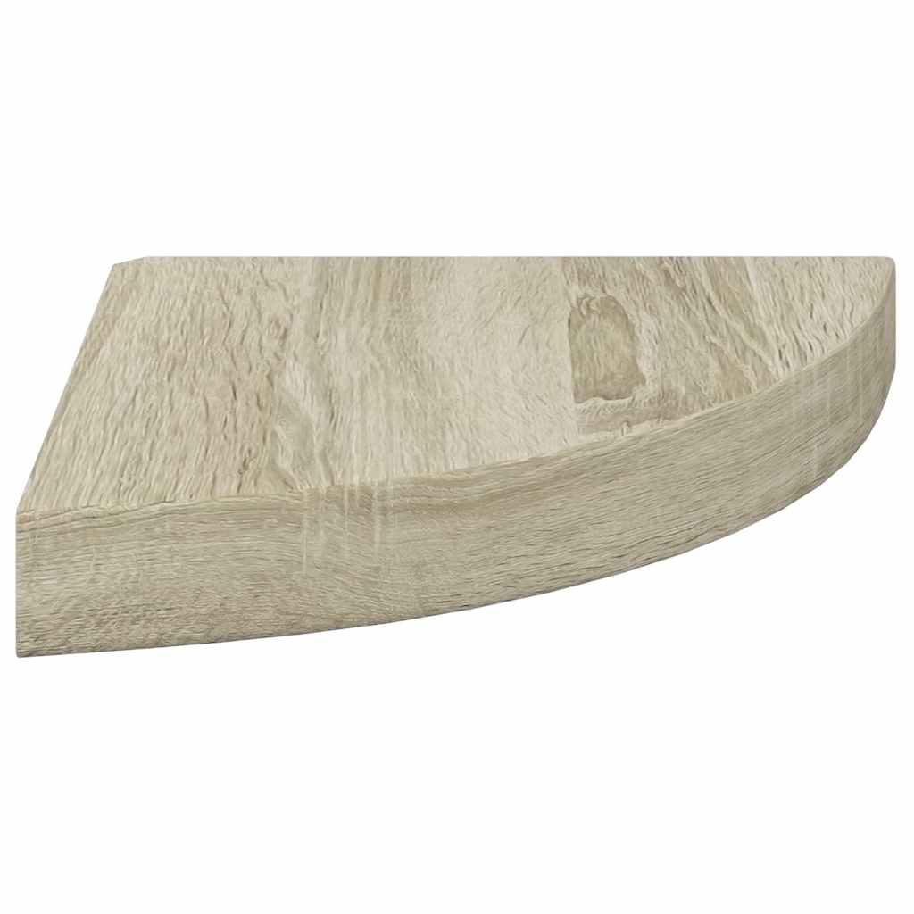 vidaXL Ράφι Τοίχου Γωνιακό Χρώμα Δρυός 25 x 25 x 3,8 εκ. από MDF