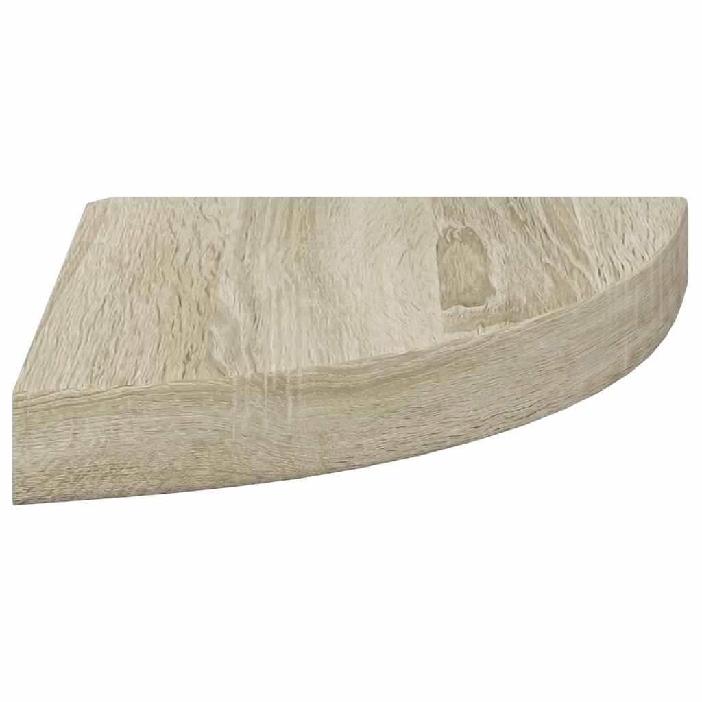 vidaXL Ράφια Τοίχου 2 τεμ. Χρώμα Δρυός 25x25x3,8 εκ. από MDF