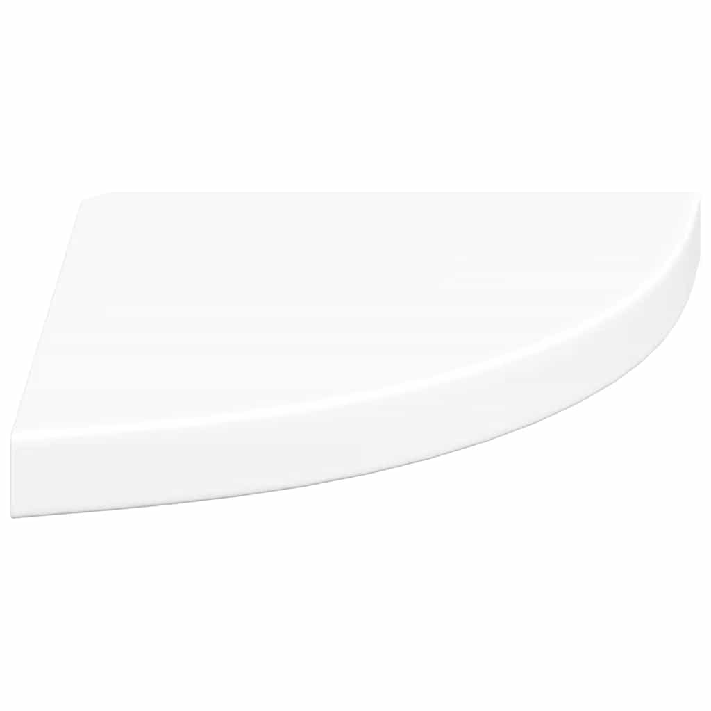 vidaXL Ράφι Γωνίας Πλωτή Λευκή 35x35x3,8 εκ. από MDF