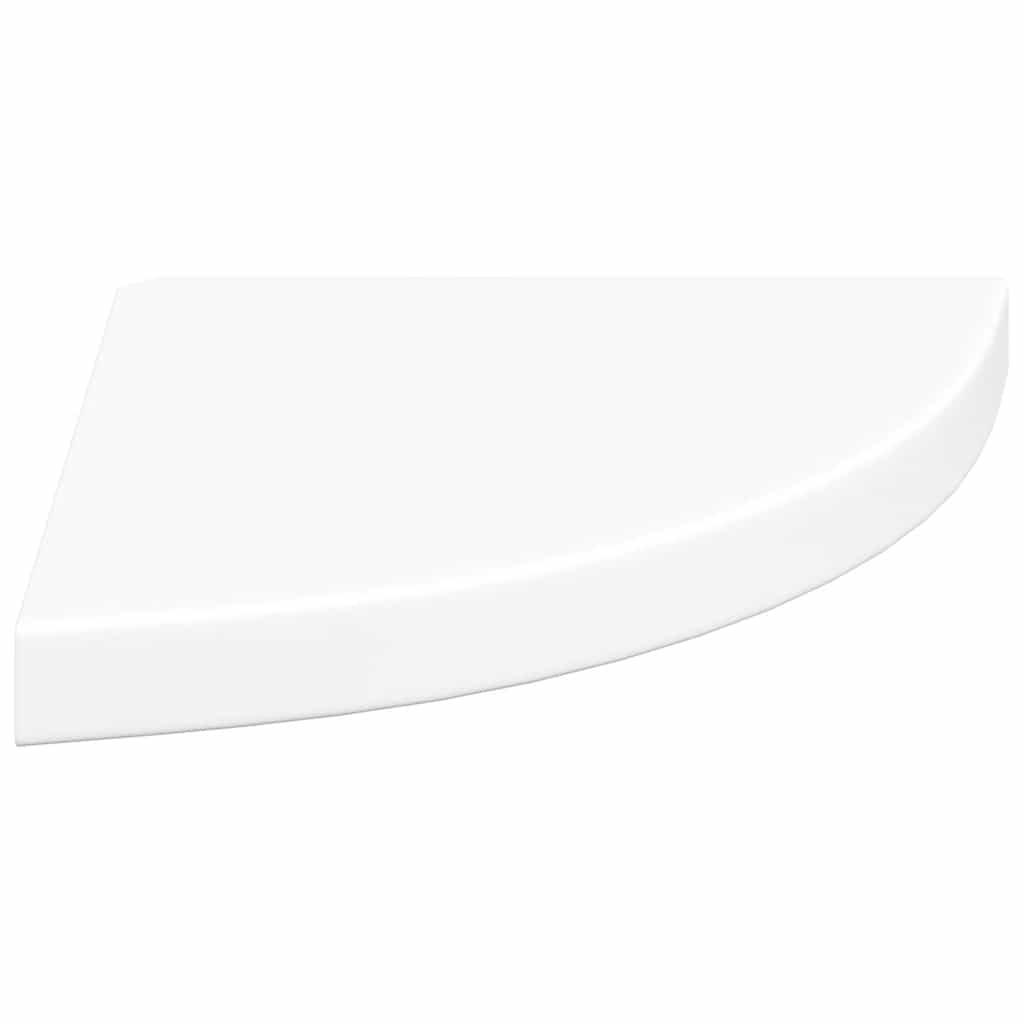 vidaXL Ράφια Γωνίας Πλευράς 2 τεμ. Λευκά 35x35x3,8 εκ. από MDF