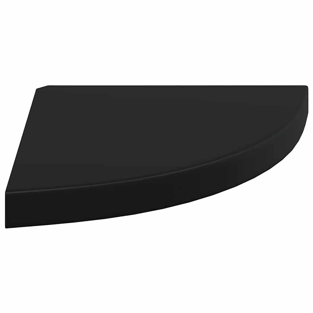 vidaXL Ράφια Τοίχου 2 τεμ. Μαύρα 35x35x3,8 εκ. από MDF