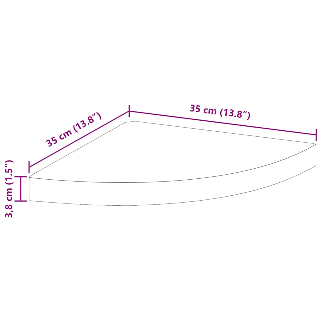 vidaXL Ράφια Τοίχου Γωνιακά 2 τεμ. Γκρι 35x35x3,8 εκ. MDF
