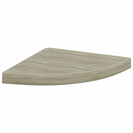 vidaXL Ράφι Τοίχου Γωνιακό Χρώμα Δρυός 35x35x3,8 εκ. από MDF