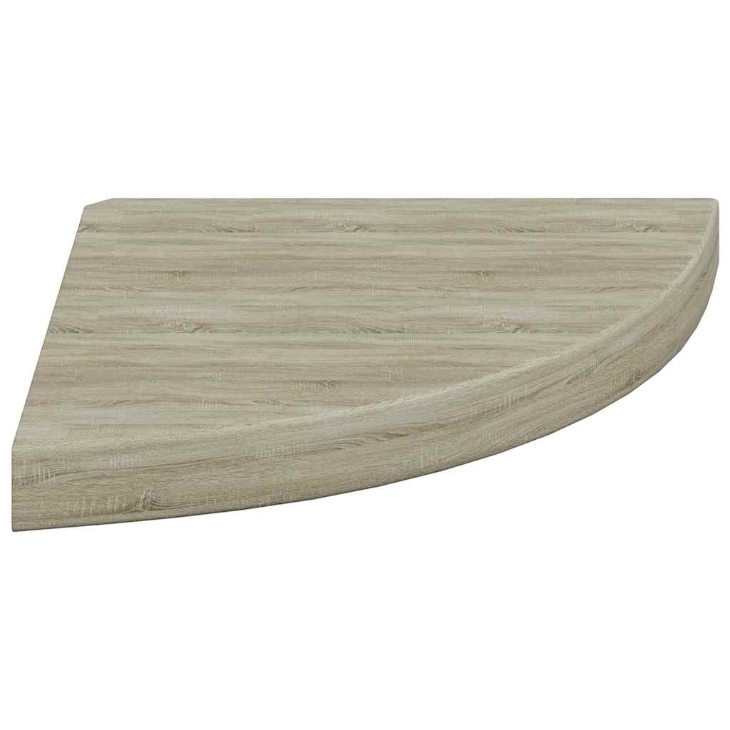 vidaXL Ράφια Τοίχου 2 τεμ. Χρώμα Δρυός 35x35x3,8 εκ. από MDF