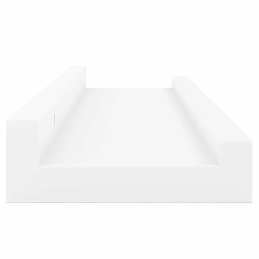 vidaXL Ράφια για Κορνίζες 2 τεμ. Λευκά 40 x 9 x 3 εκ. από MDF