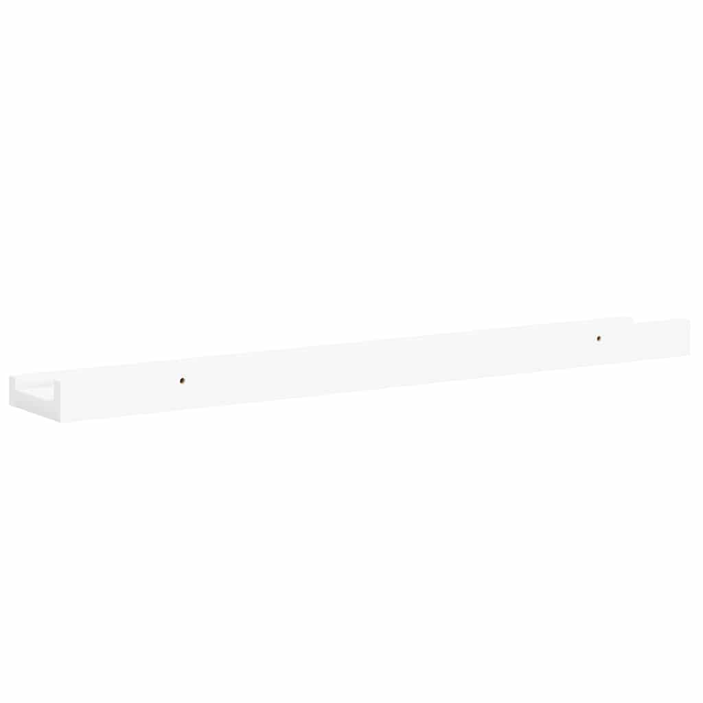 vidaXL Ράφια για Κορνίζες 2 τεμ. Λευκά 60 x 9 x 3 εκ. από MDF