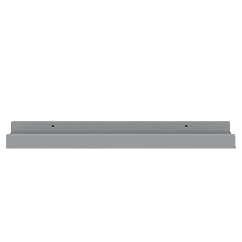 vidaXL Ράφια για Κορνίζες 2 τεμ. Γκρι 40 x 9 x 3 εκ. από MDF