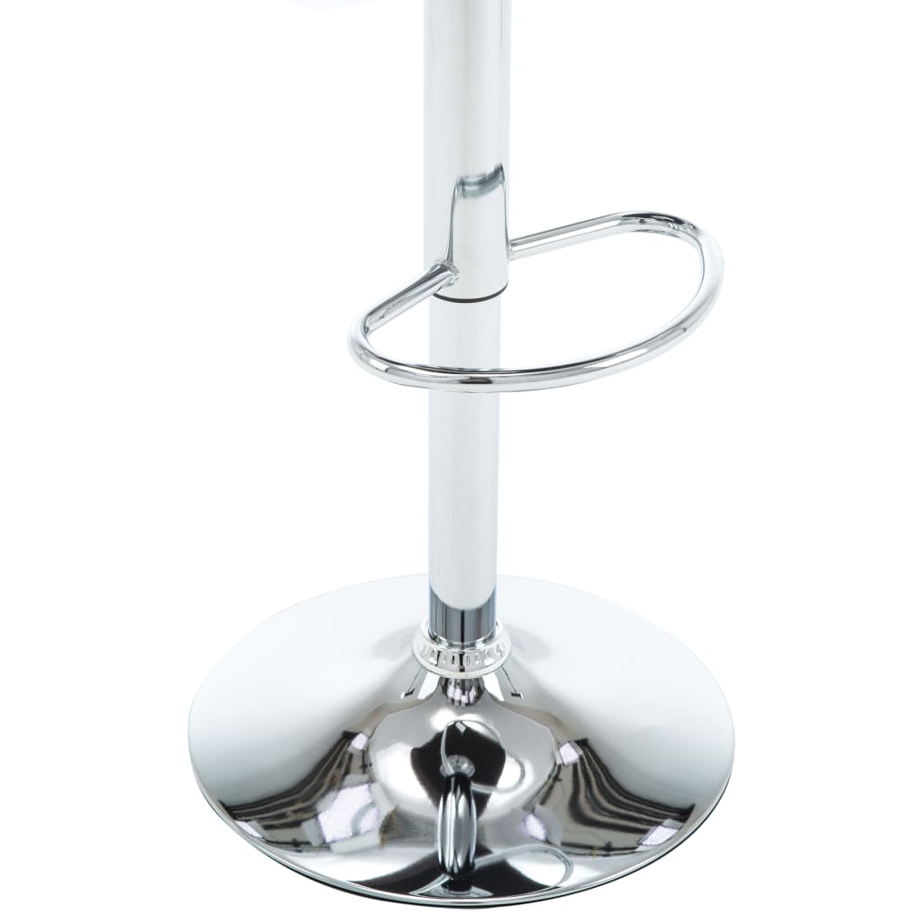 vidaXL Σκαμπό Μπαρ 2 τεμ. Καφέ από Συνθετικό Δέρμα