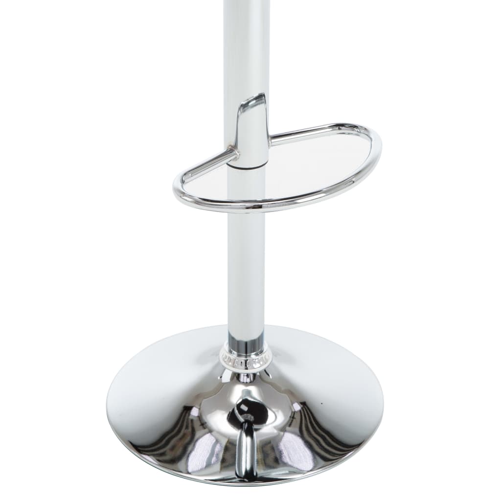 vidaXL Σκαμπό Μπαρ 2 τεμ. Καφέ από Συνθετικό Δέρμα