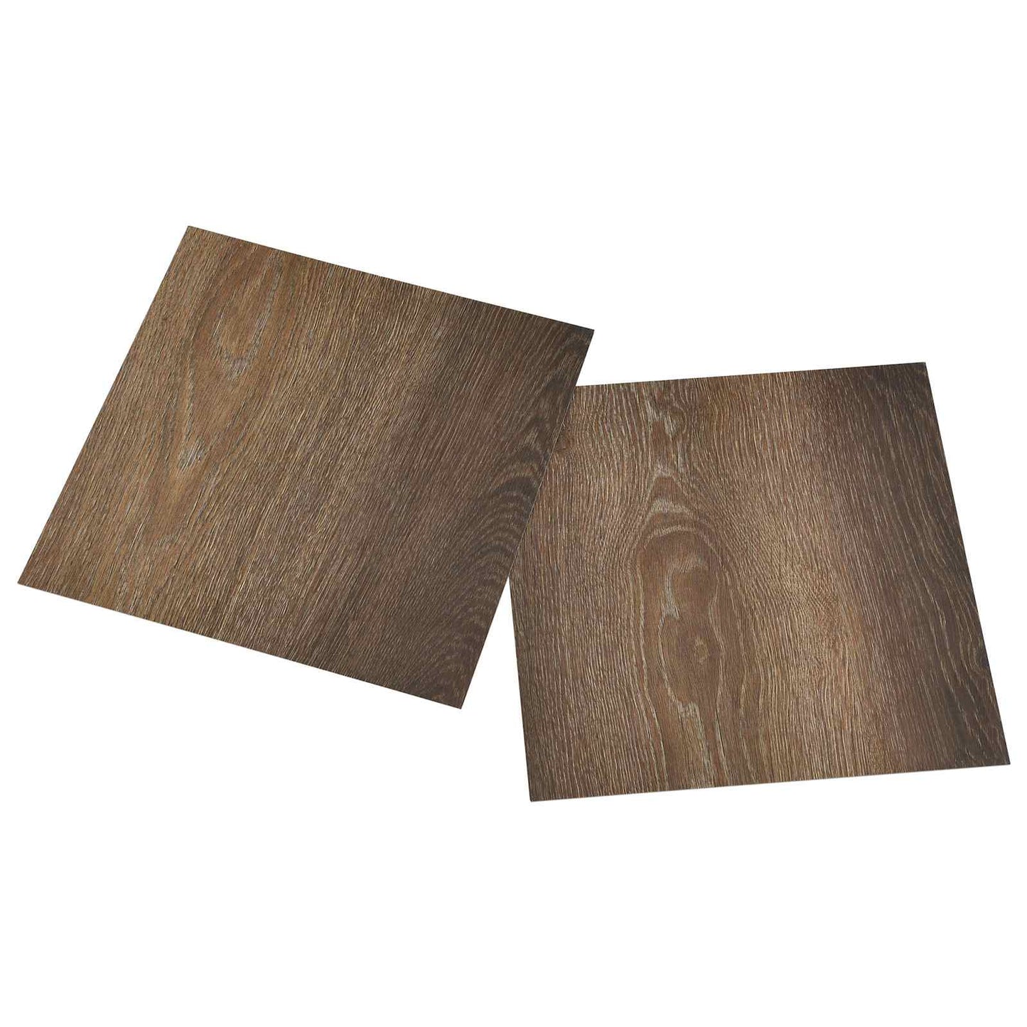 vidaXL Πλάκες Δαπέδου 5,11 τ.μ. 55 pcs PVC Παλαιωμένο ξύλο