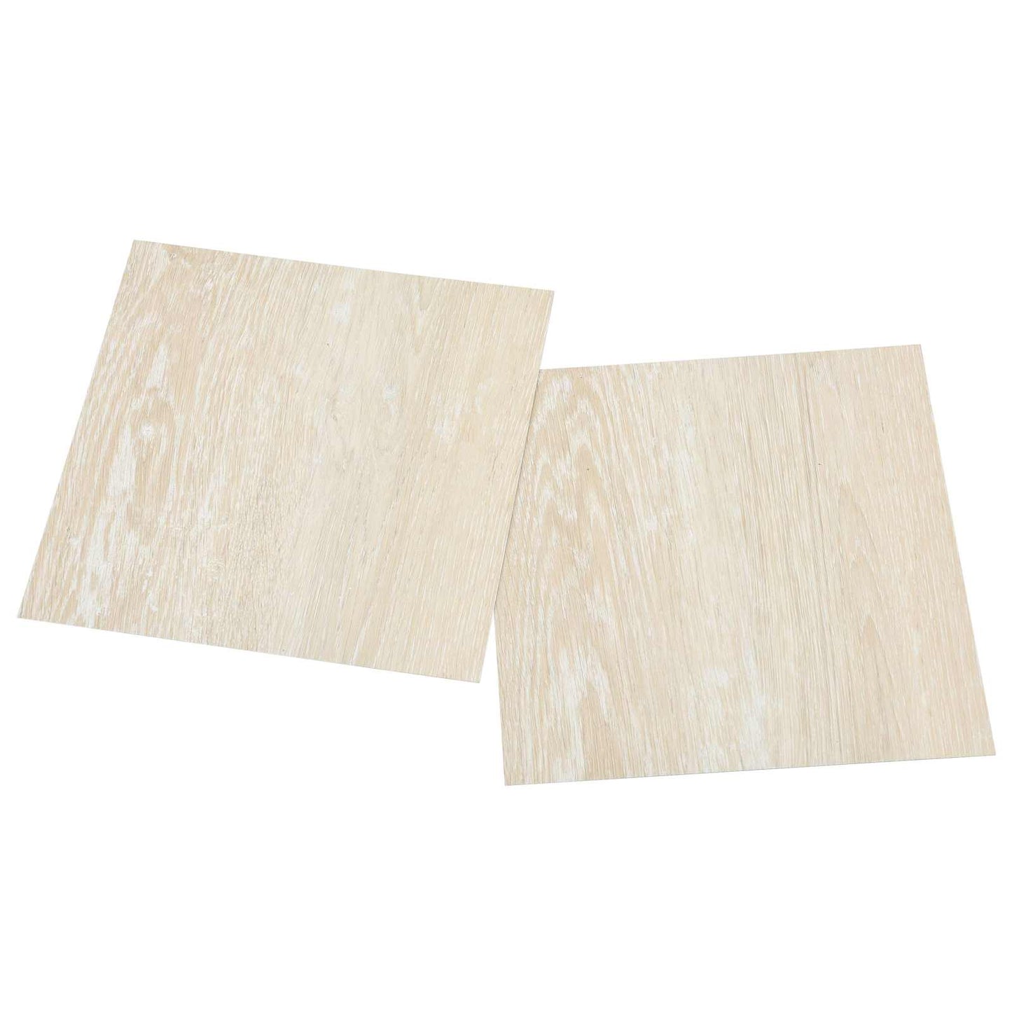 vidaXL Πλάκες Δαπέδου 5,11 τ.μ. 55 pcs PVC Λευκό και Μπεζ
