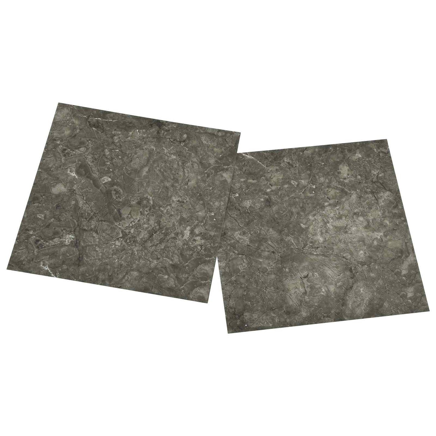 vidaXL Πλάκες Δαπέδου 5,11 τ.μ. 55 pcs PVC Γκρι και Λευκό