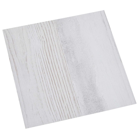 vidaXL Πλάκες Δαπέδου 5,11 τ.μ. 55 pcs PVC Λευκό και Ανοιχτό Γκρι
