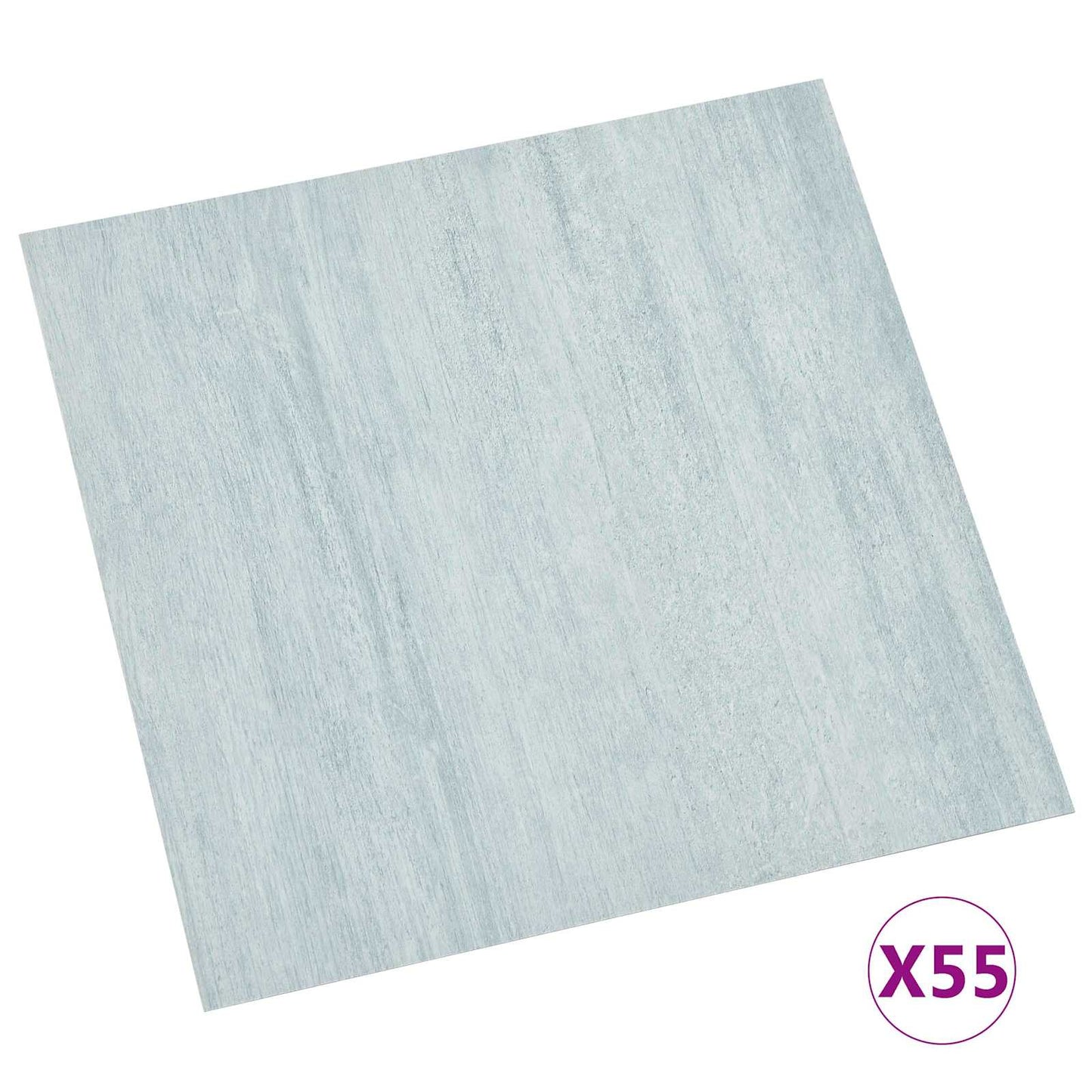 vidaXL Πλάκες Δαπέδου 55 pcs Πράσινο 5,11 τ.μ. PVC