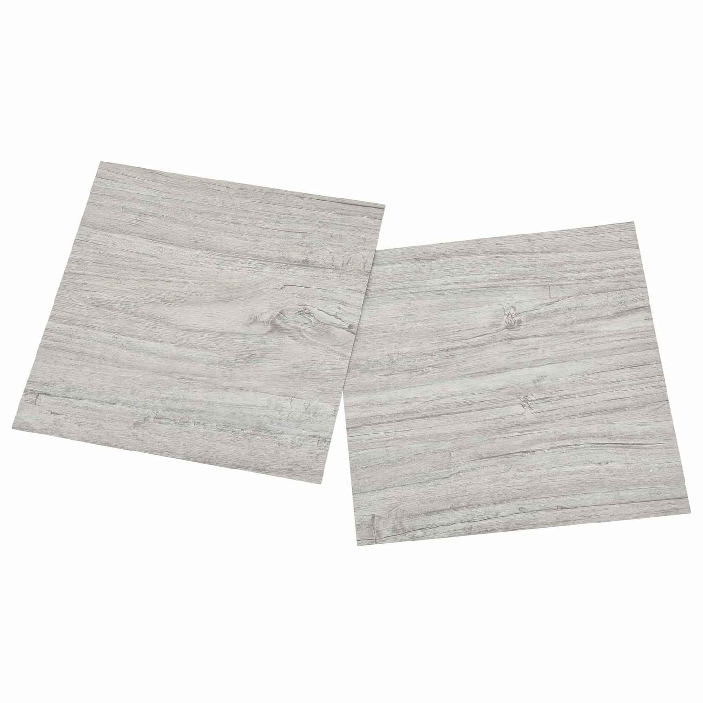 vidaXL Πλάκες Δαπέδου 5,11 τ.μ. 55 pcs PVC Γκρι και Ξύλο