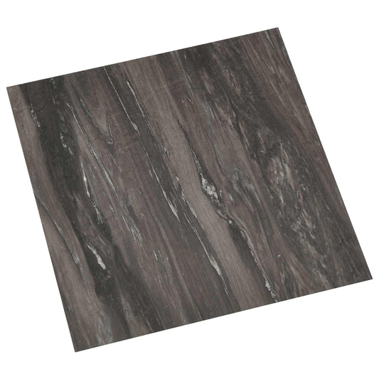 vidaXL Πλάκες Δαπέδου 55 pcs Σκούρο Γκρι 5,11 τ.μ. PVC