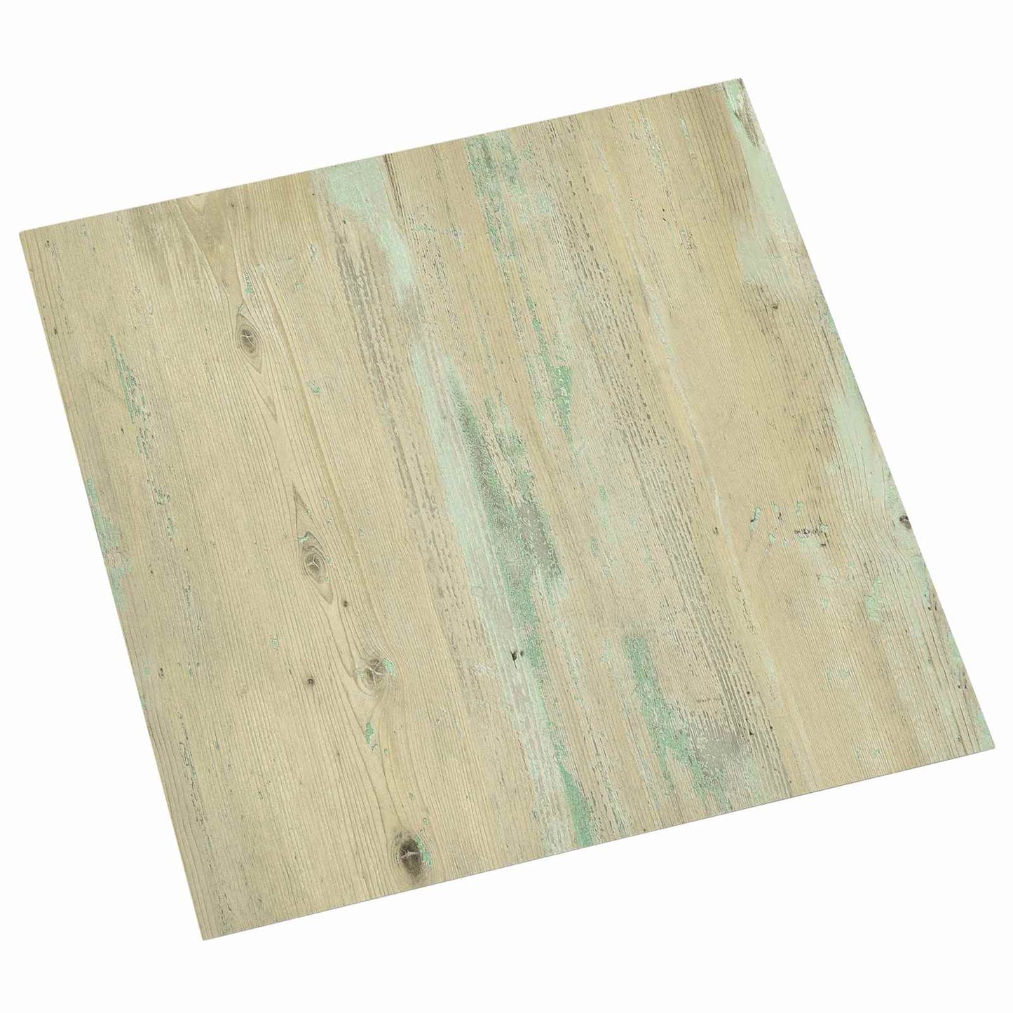 vidaXL Πλάκες Δαπέδου 5,11 τ.μ. 55 pcs PVC Λευκό και Ανοιχτό Καφέ