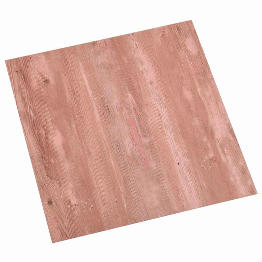 vidaXL Πλάκες Δαπέδου 55 pcs Κόκκινο 5,11 m² PVC