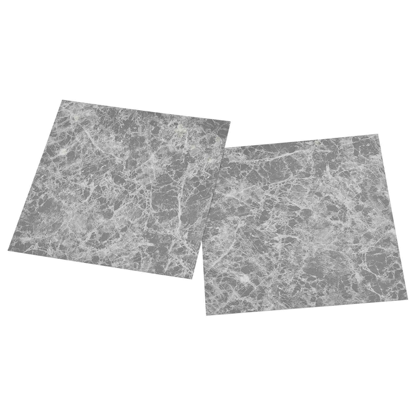 vidaXL Πλάκες Δαπέδου 5,11 τ.μ. 55 pcs PVC Γκρι