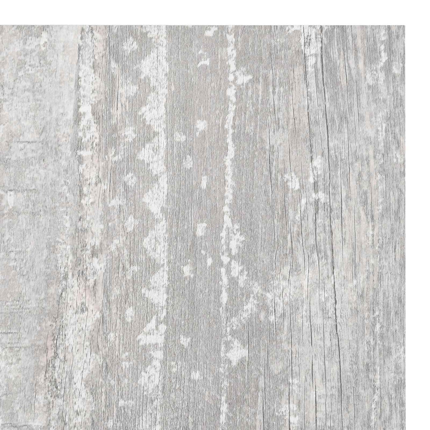vidaXL Πλάκες Δαπέδου 5,11 τ.μ. 55 pcs PVC Ανοιχτό Γκρι και Λευκό