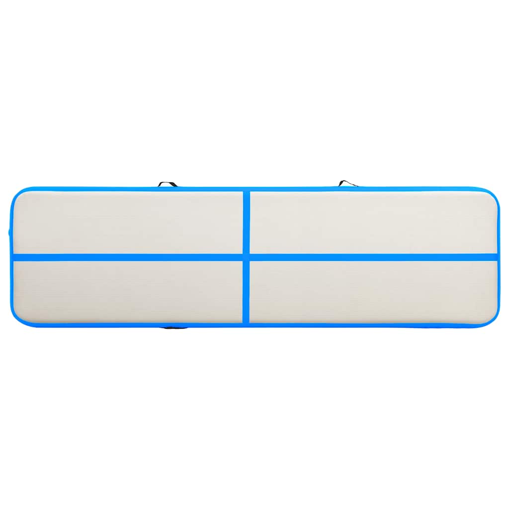 vidaXL Στρώμα Ενόργανης Φουσκωτό Μπλε 800 x 100 x 15 εκ. PVC με Τρόμπα
