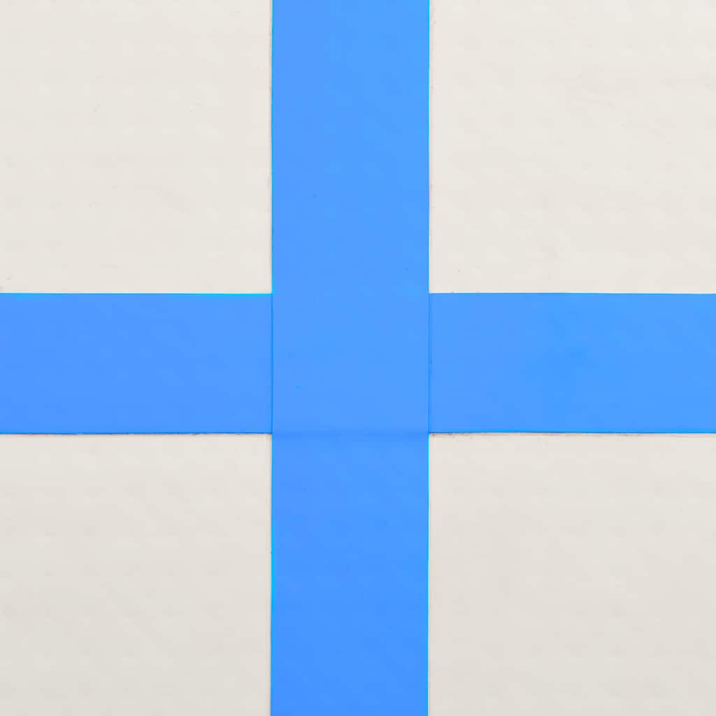 vidaXL Στρώμα Ενόργανης Φουσκωτό Μπλε 300 x 100 x 20 εκ. PVC με Τρόμπα