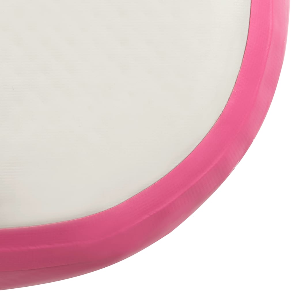 vidaXL Στρώμα Ενόργανης Φουσκωτό Ροζ 500 x 100 x 20 εκ. PVC με Τρόμπα