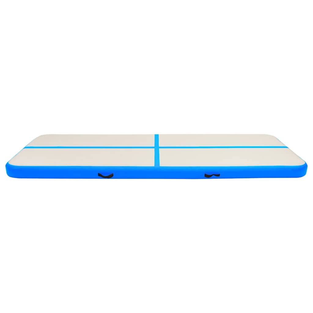 vidaXL Στρώμα Ενόργανης Φουσκωτό Μπλε 500 x 100 x 20 εκ. PVC με Τρόμπα