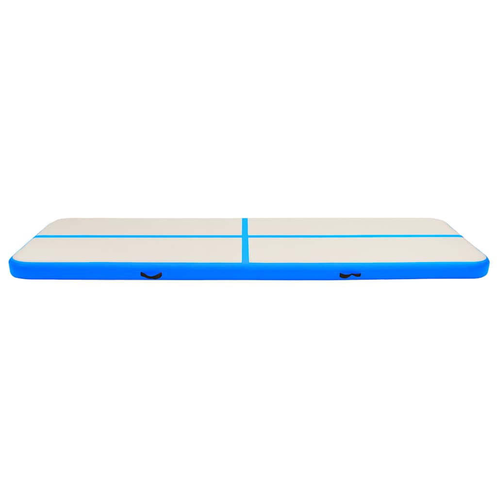 vidaXL Στρώμα Ενόργανης Φουσκωτό Μπλε 600 x 100 x 20 εκ. PVC με Τρόμπα