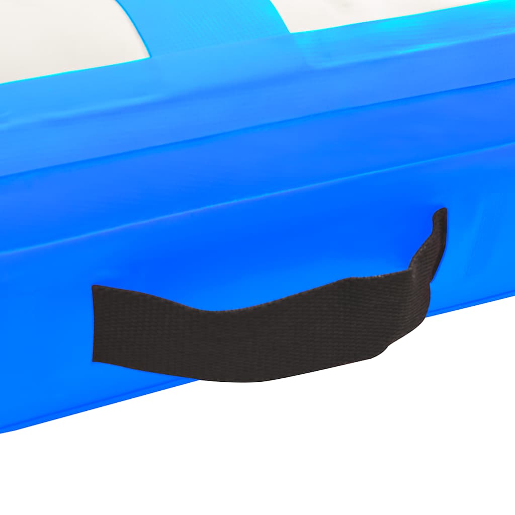 vidaXL Στρώμα Ενόργανης Φουσκωτό Μπλε 600 x 100 x 20 εκ. PVC με Τρόμπα