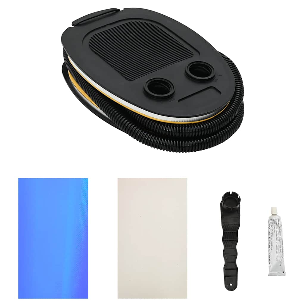 vidaXL Κύλινδρος Γυμναστικής Φουσκωτός Μπλε 100 x 60 εκ. PVC & Τρόμπα