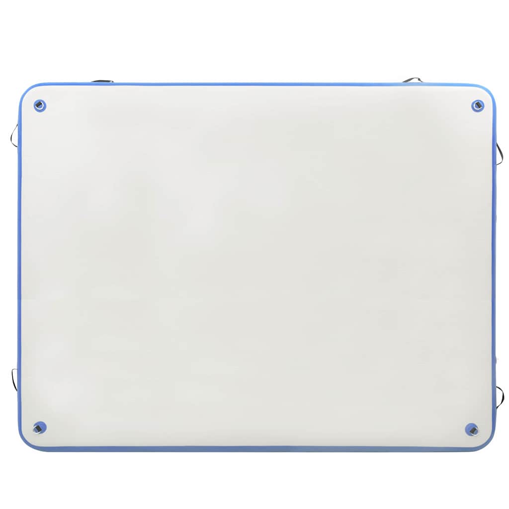 vidaXL Πλατφόρμα Φουσκωτή Πλωτή Μπλε / Λευκή 300 x 300 x 15 εκ.