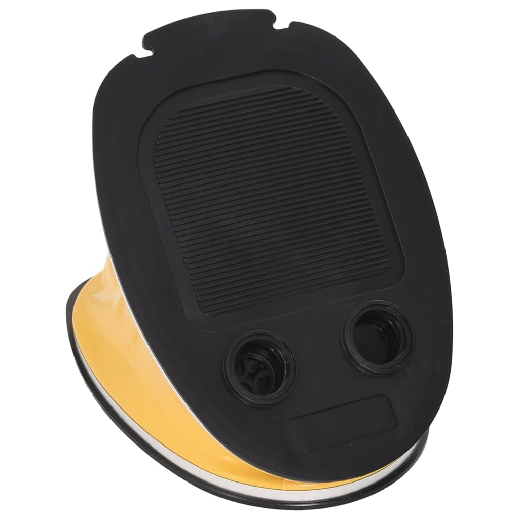 vidaXL Τρόμπα Ποδιού 26x18 εκ Γκρι/Κίτρινο Πολυπρ/λένιο/ Πολυαιθ/νιο