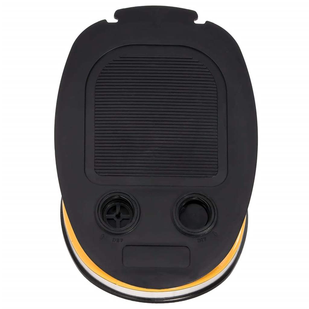 vidaXL Τρόμπα Ποδιού 26x18 εκ Γκρι/Κίτρινο Πολυπρ/λένιο/ Πολυαιθ/νιο