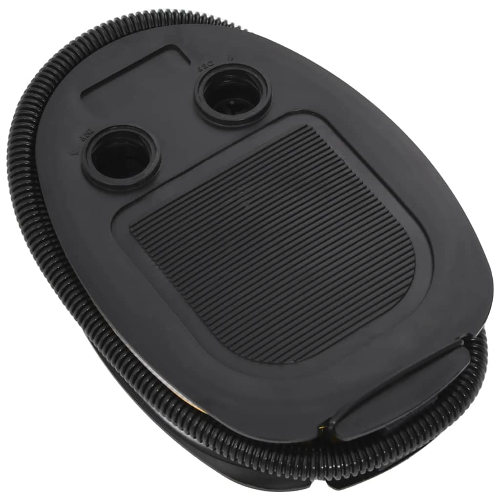 vidaXL Τρόμπα Ποδιού 26x18 εκ Γκρι/Κίτρινο Πολυπρ/λένιο/ Πολυαιθ/νιο