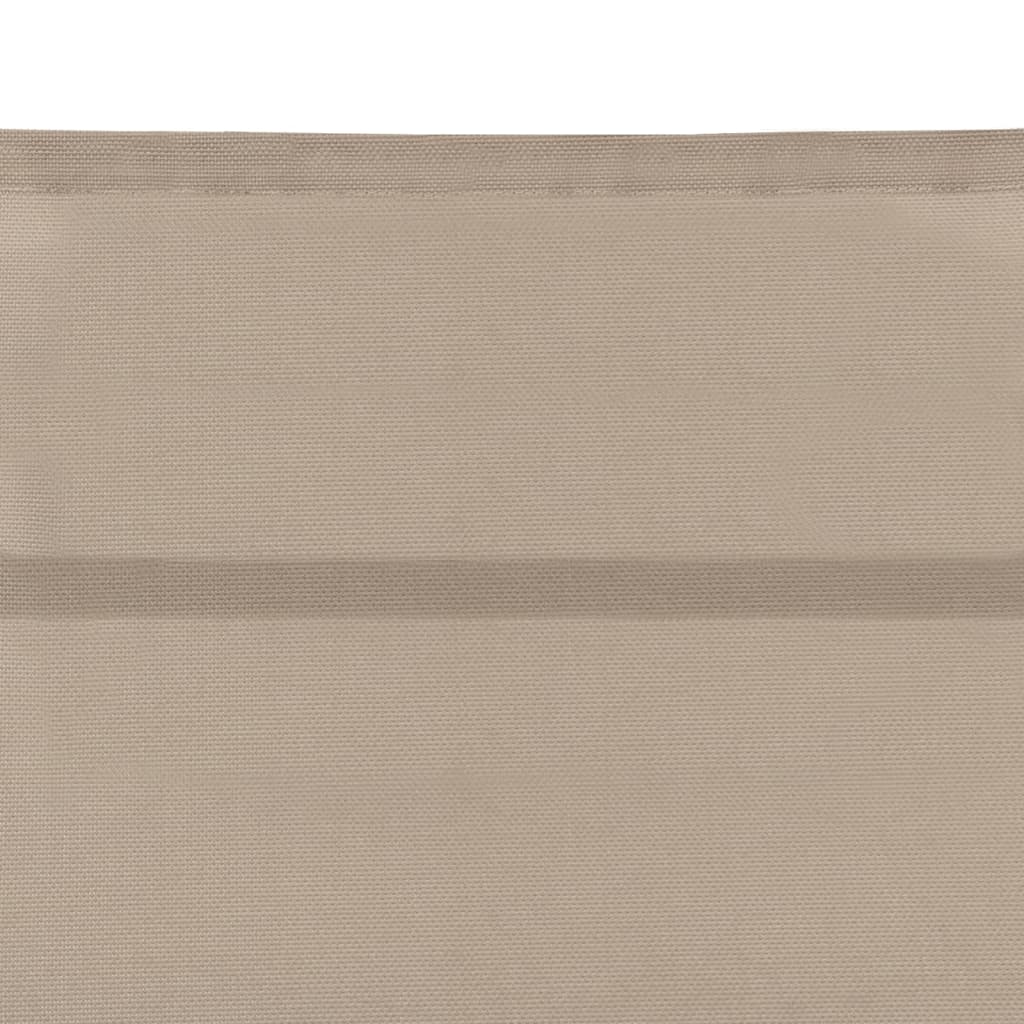 vidaXL Ξαπλώστρα Κρεμ από Textilene και Αλουμίνιο