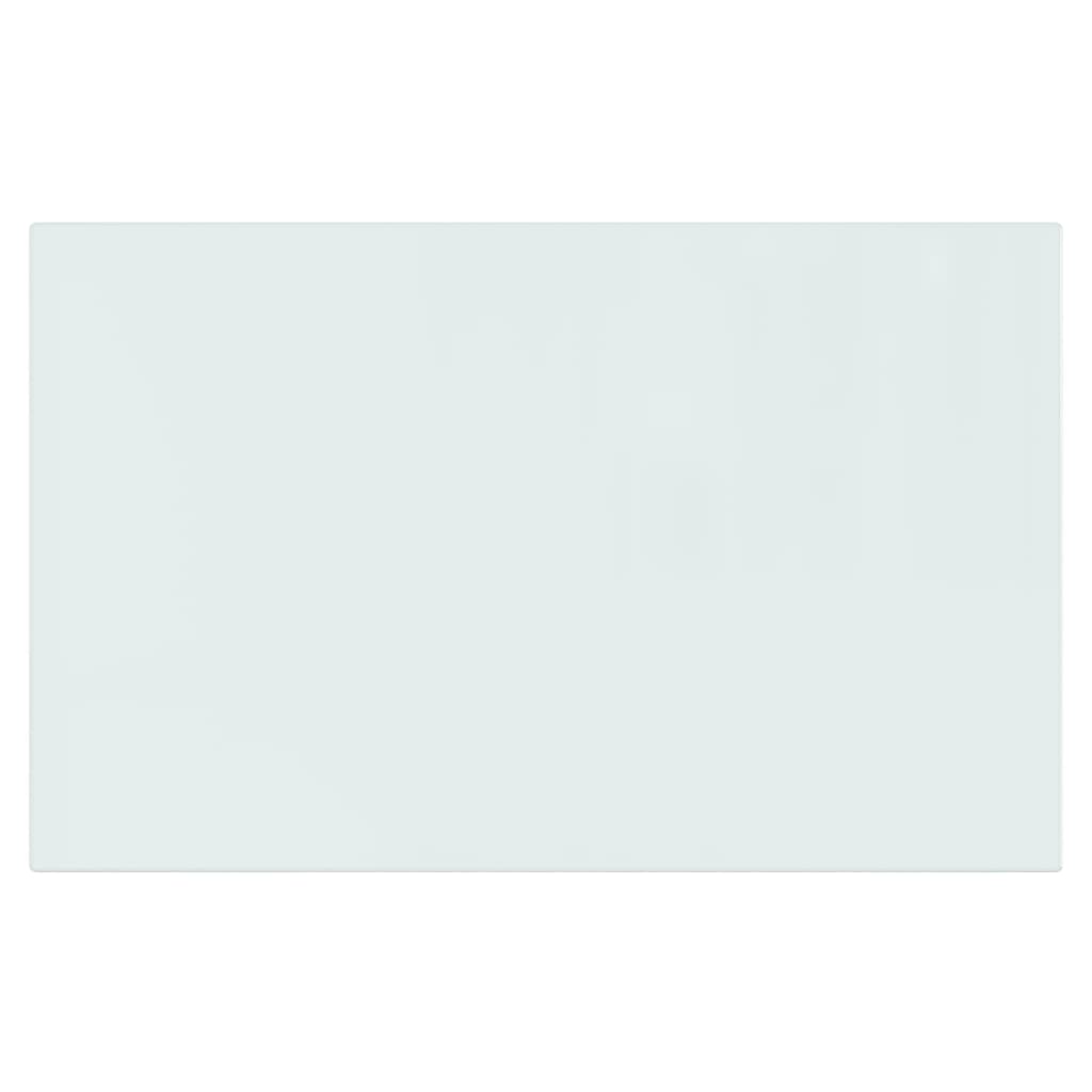 vidaXL Πλάκα Τζακιού Ορθογώνια 80x50 εκ. Γυάλινη