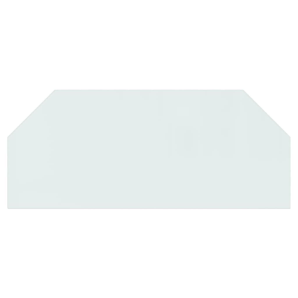 vidaXL Πλάκα Τζακιού Εξάγωνη 120x50 εκ. Γυάλινη