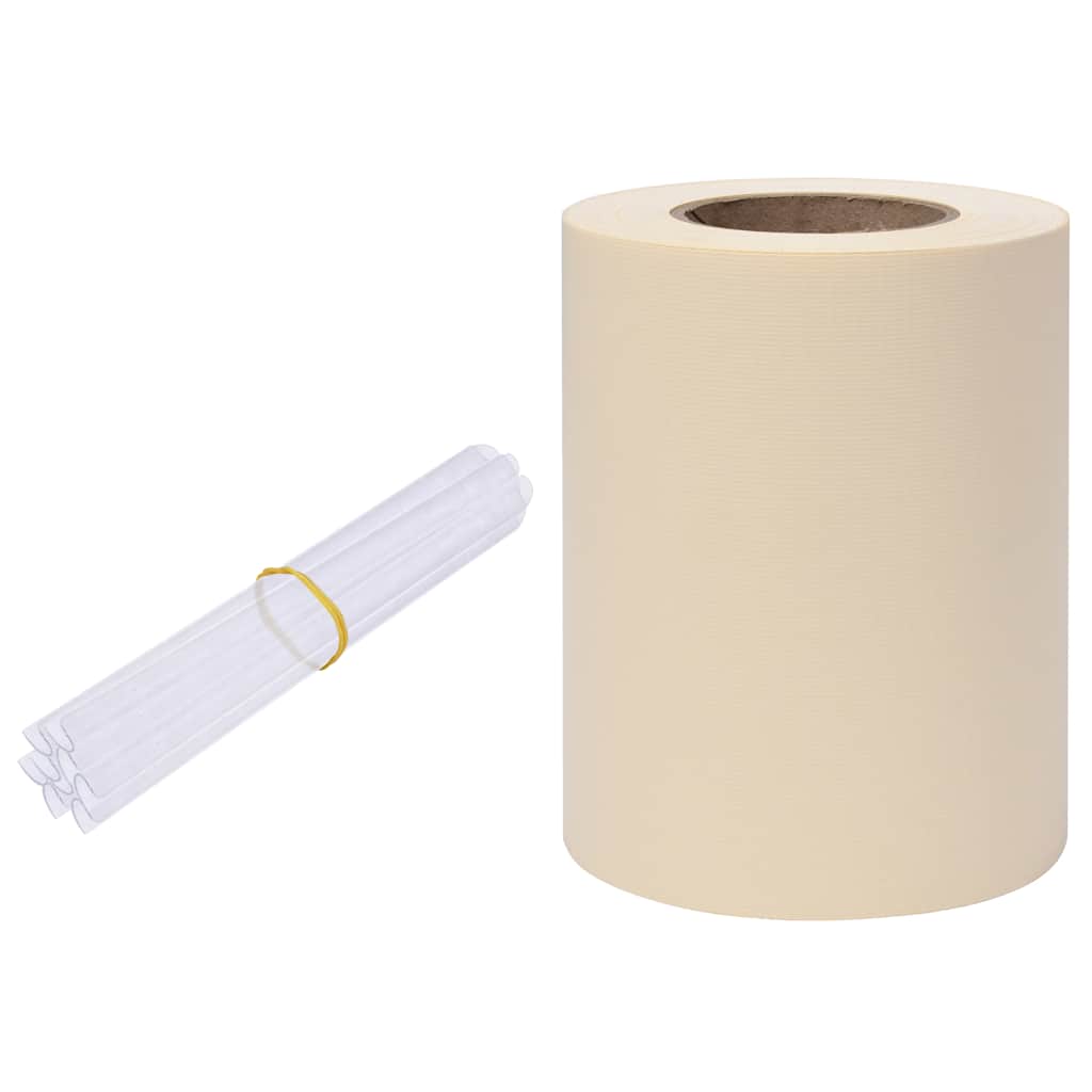 vidaXL Περίφραξη Προστατευτική Κρεμ 35 x 0,19 μ. από PVC